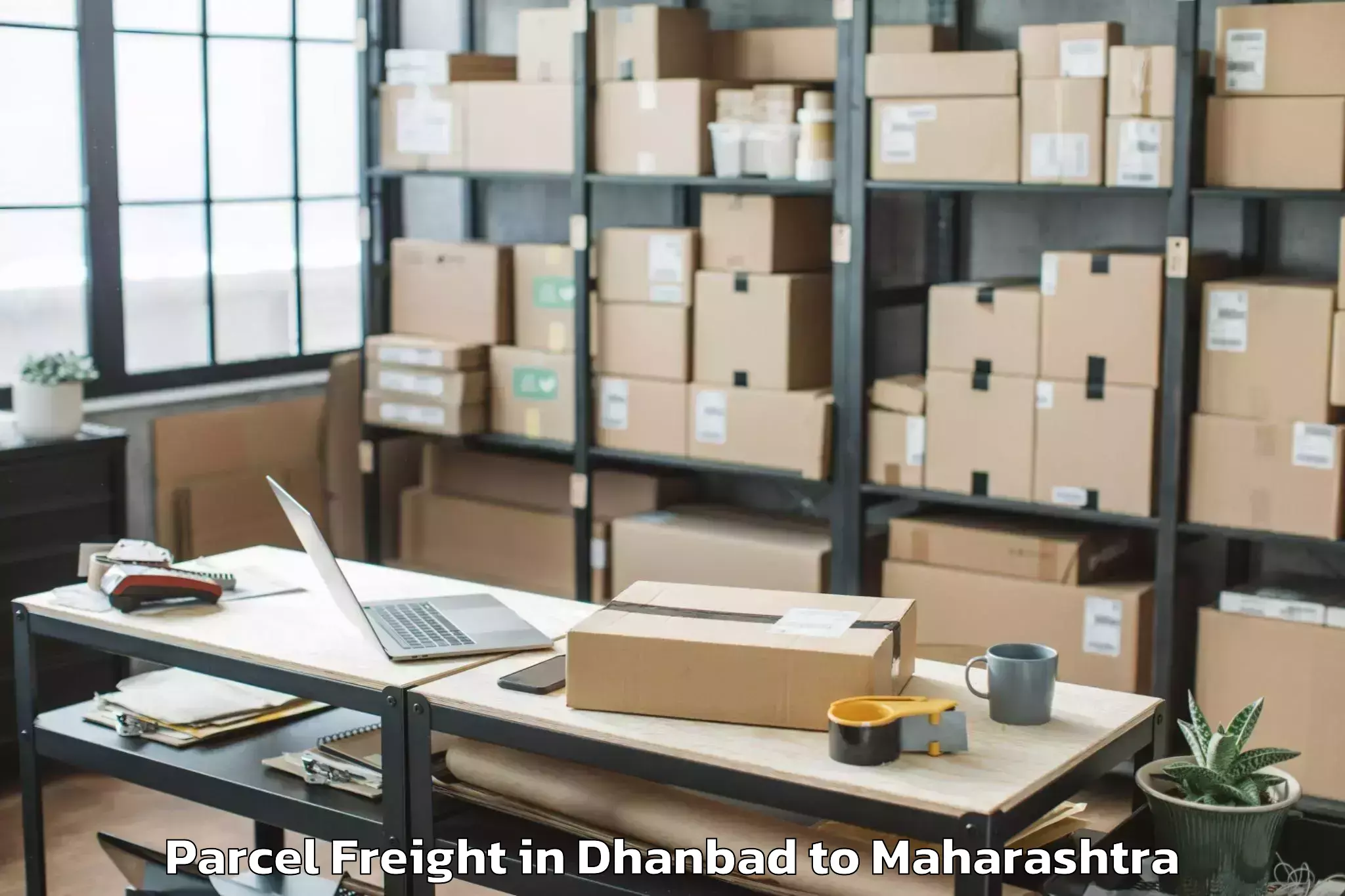 Top Dhanbad to Sironcha Parcel Freight Available